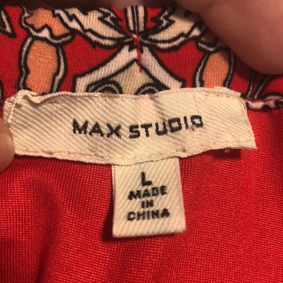 Max Studio Sleevless Paisley Print Dress, size Large - Picture 5 of 7